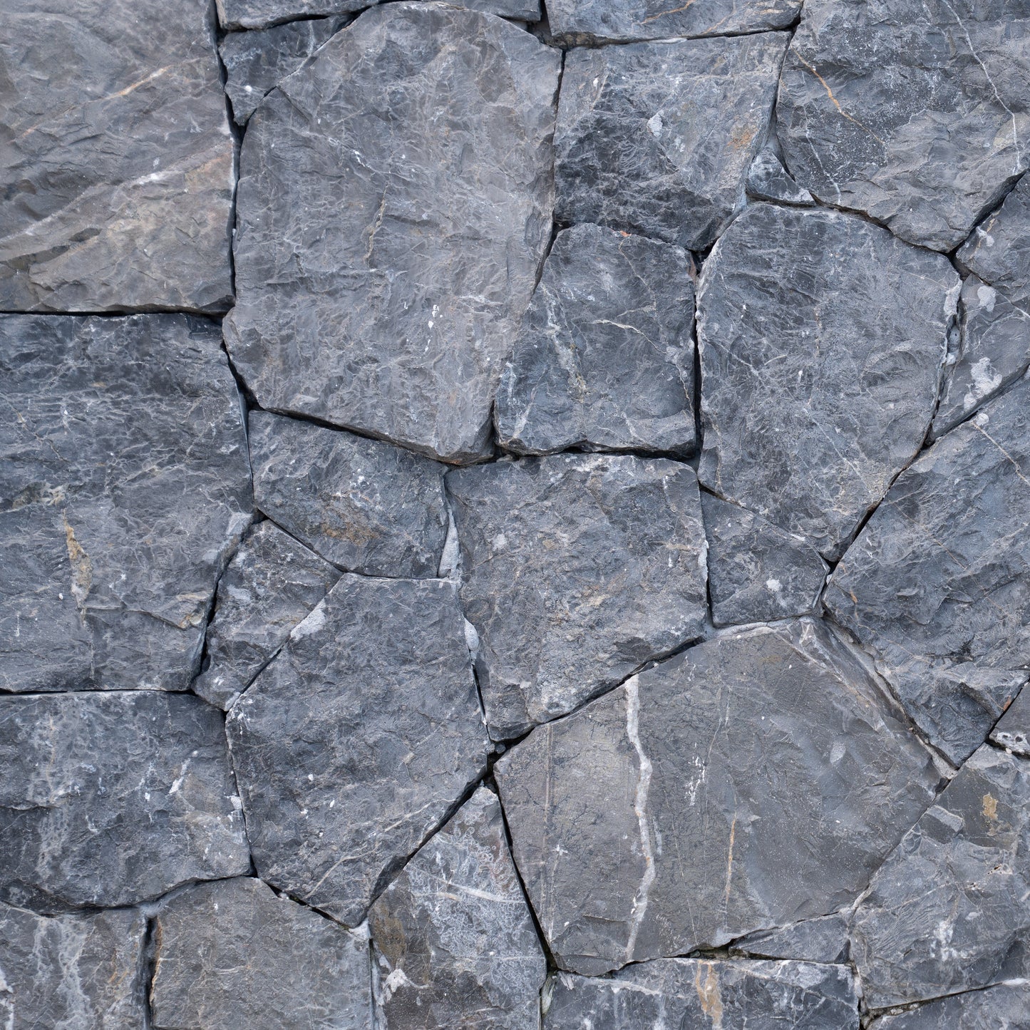 Midnight Black Limestone Random Cladding