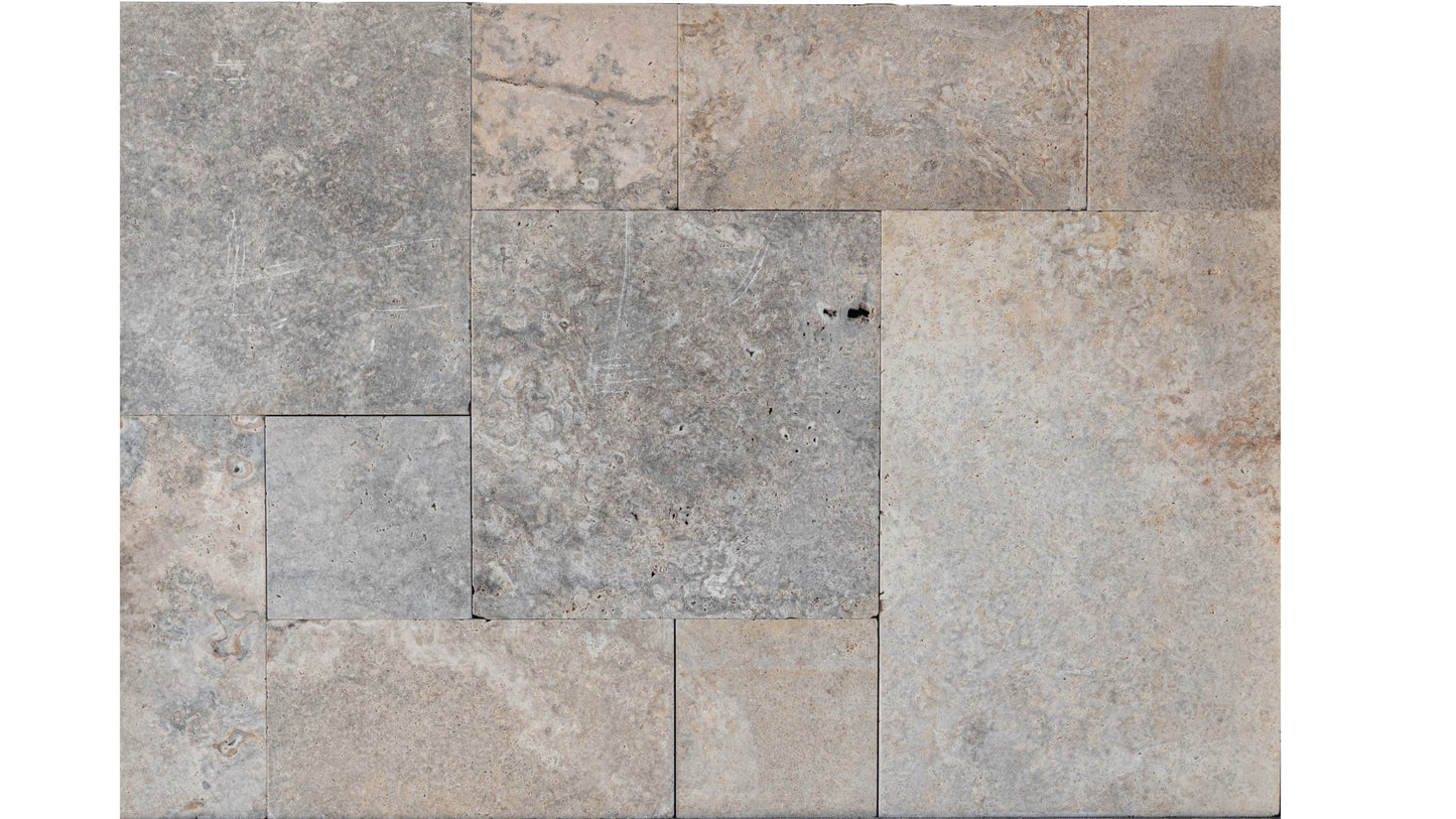 Travertine Tile & Paver - Silver