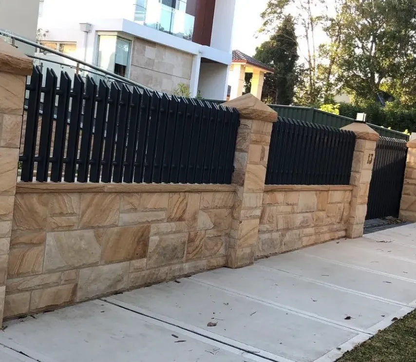 Australian Brown Rockface Sandstone Cladding