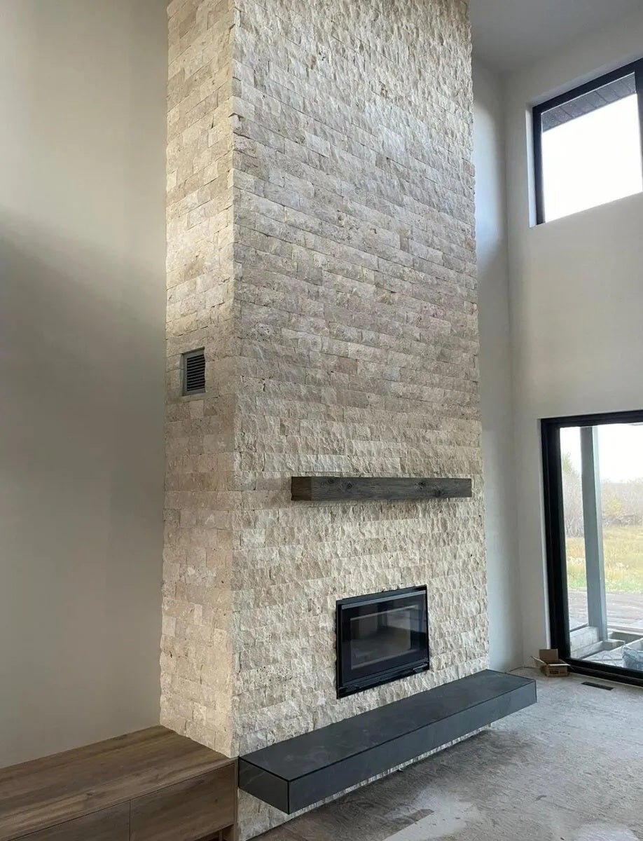 Classic Travertine Split face Cladding