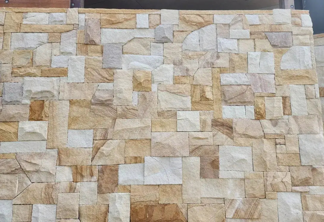 Colonial Banded Split Sandstone Cladding