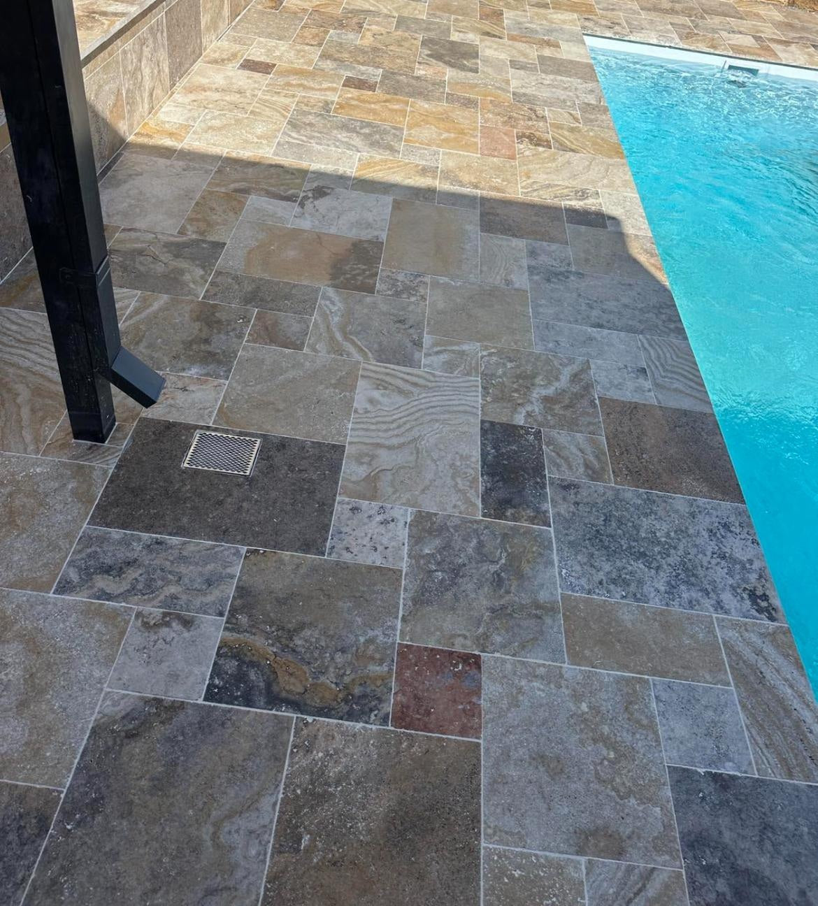 French Pattern Travertine Tile & Paver