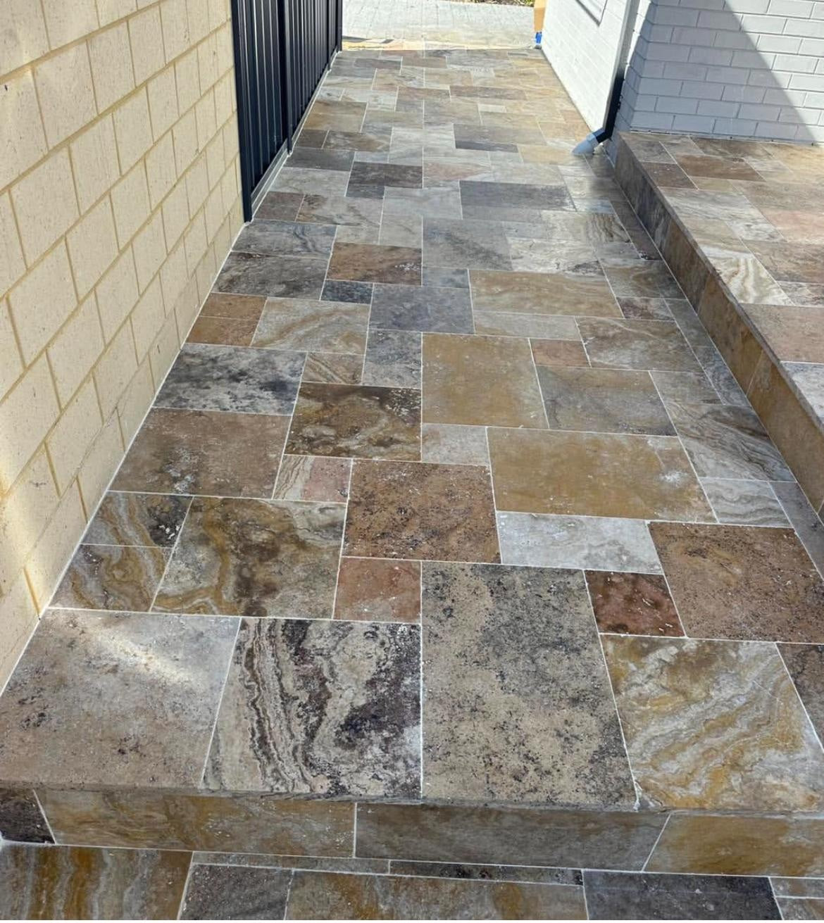 French Pattern Travertine Tile & Paver