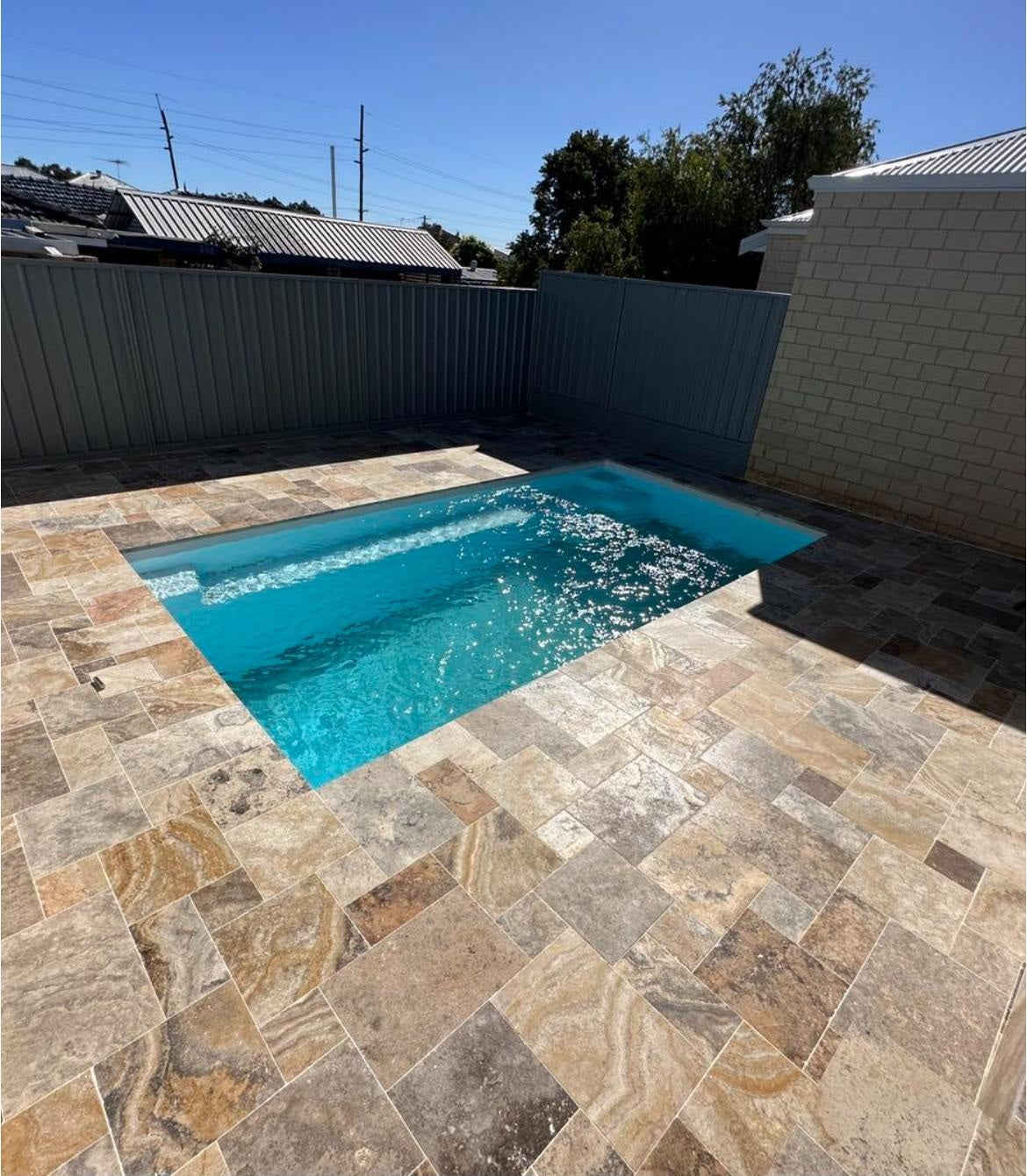 French Pattern Travertine Tile & Paver