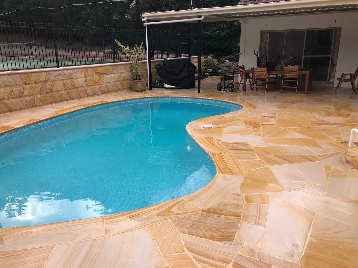 Premium Honed Australian Sandstone Paving