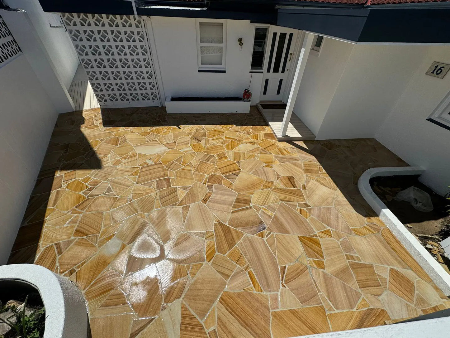 Premium Honed Australian Sandstone Paving
