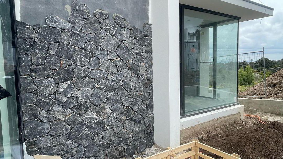 Black Limestone Random Cladding