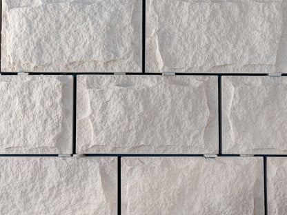 Australian White Rockface Sandstone Cladding