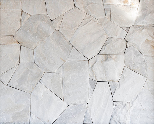 Crystal White Quartz Random Cladding