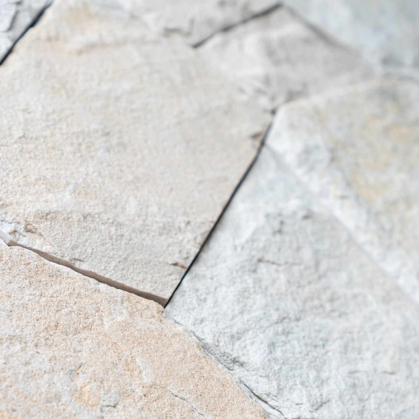 White Mix Sandstone Random cladding