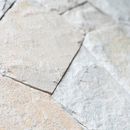 White Mix Sandstone Random cladding