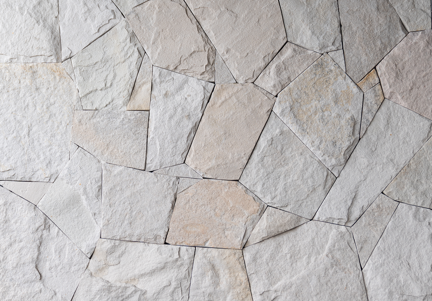 White Mix Sandstone Random cladding