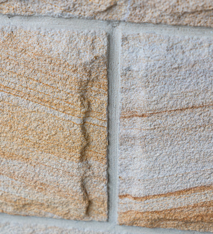 Indian Teakwood Rockface Sandstone Cladding