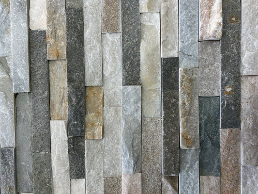 Shadow Grey Stacked Stone Wall Cladding