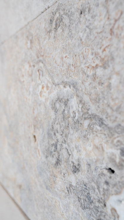Travertine Tile & Paver - Silver