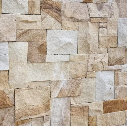 Colonial Banded Split Sandstone Cladding
