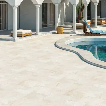Cream Siena Limestone Pavers