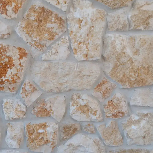 Sahara Beige Limestone Random Cladding
